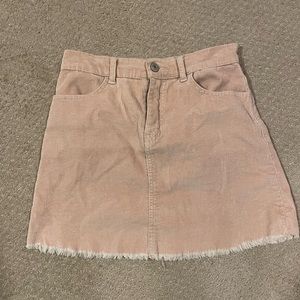 Brandy Melville pink denim skirt